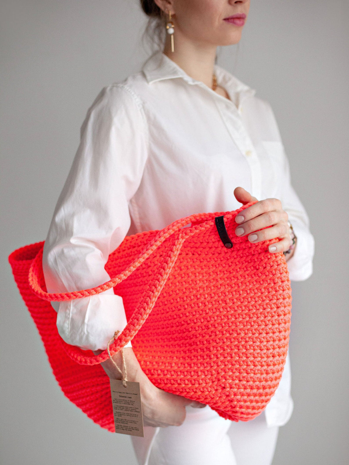 XXL Tote Bag Häkelanleitung – Sofort-Download PDF für Anfänger