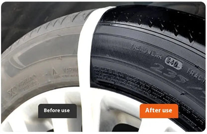 Tire Shine + Brush Kit