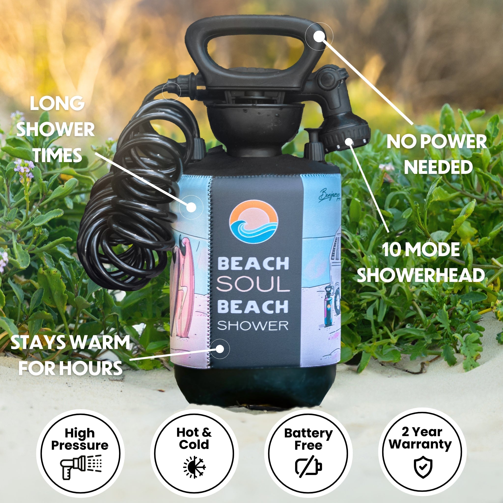 Portable Shower Stoked 5L
