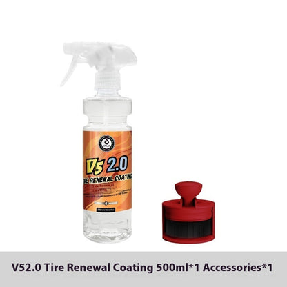 Tire Shine + Brush Kit