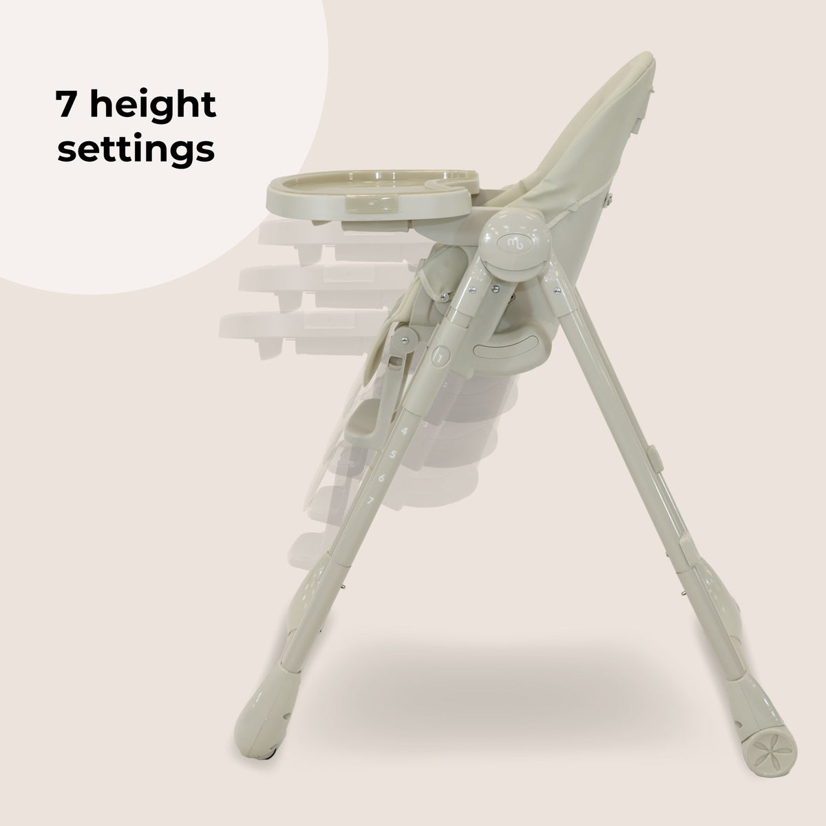 Luxe Highchair from Birth - Oatmeal