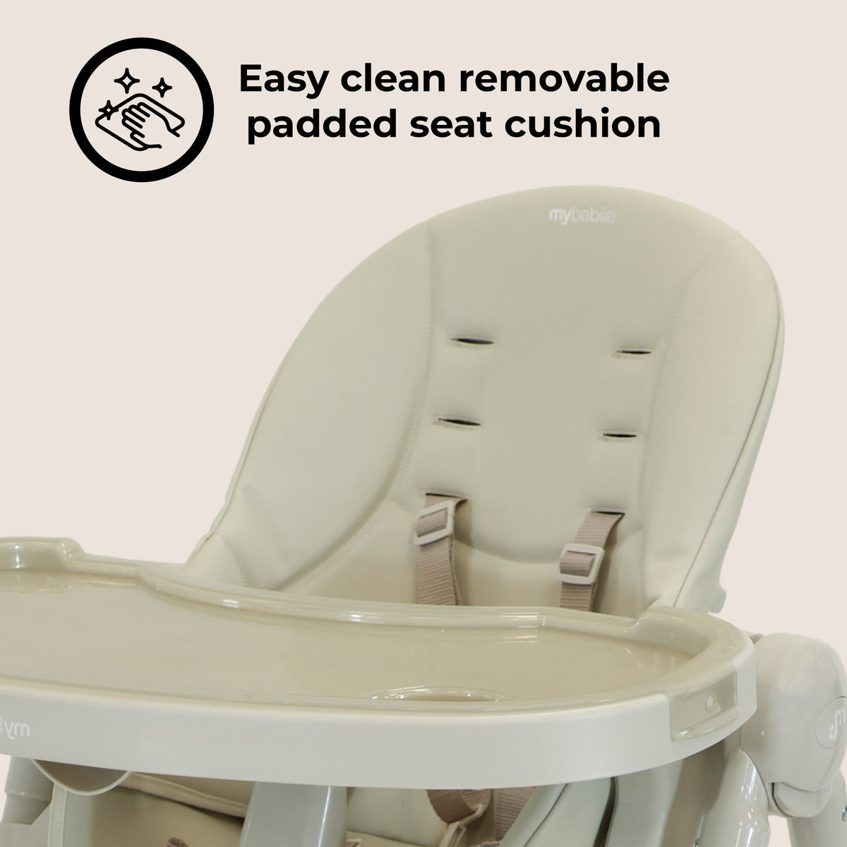 Luxe Highchair from Birth - Oatmeal