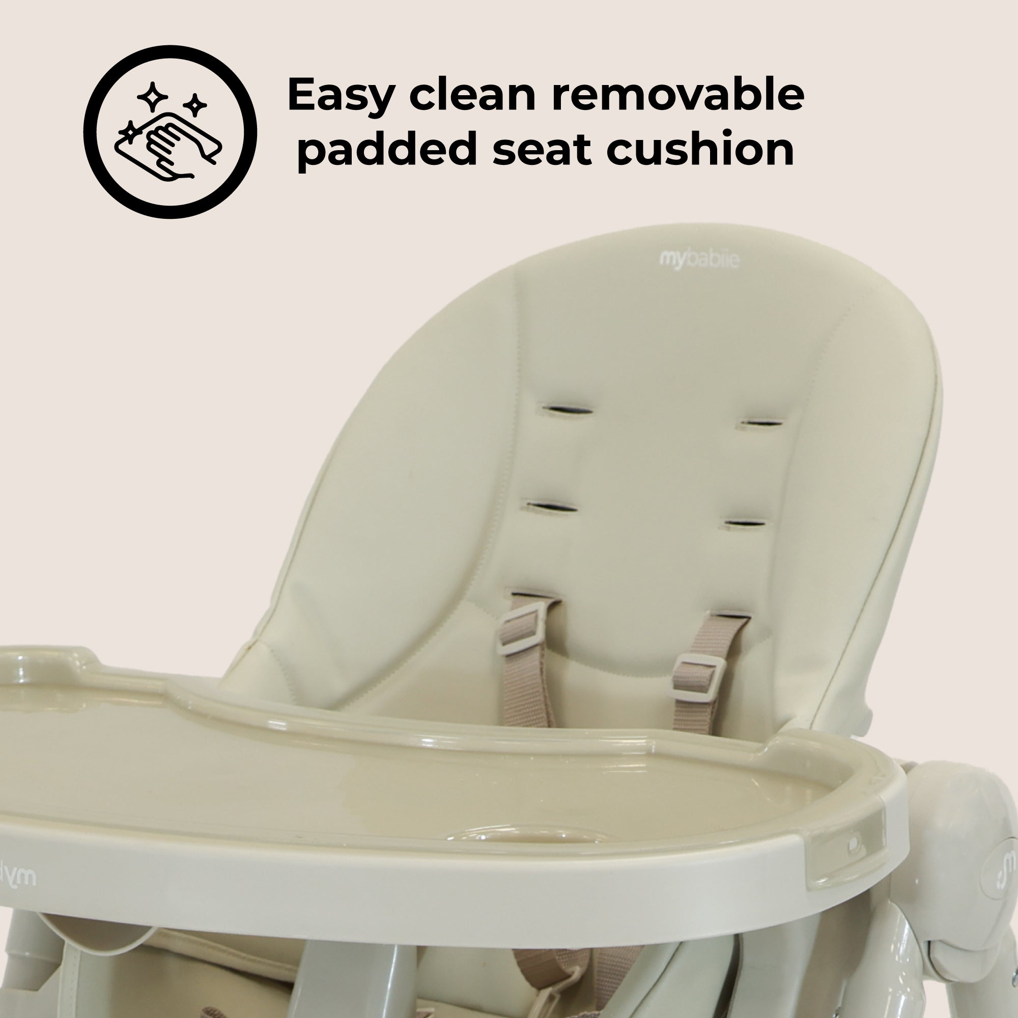 Luxe Highchair from Birth - Oatmeal