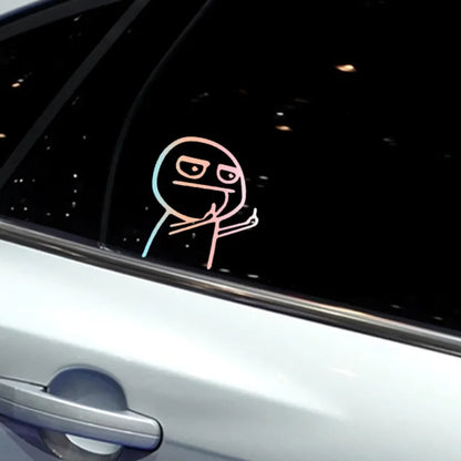 Creative Middle Finger Sticker