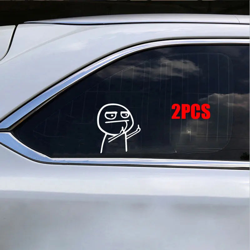 Creative Middle Finger Sticker