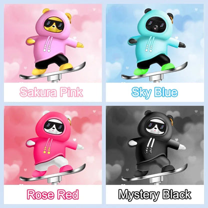 Cartoon Skateboard Bear