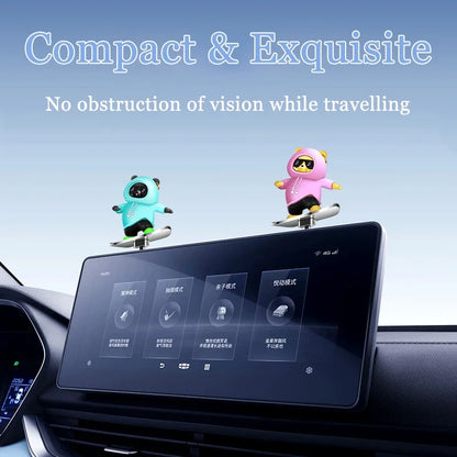 Cartoon Skateboard Bear