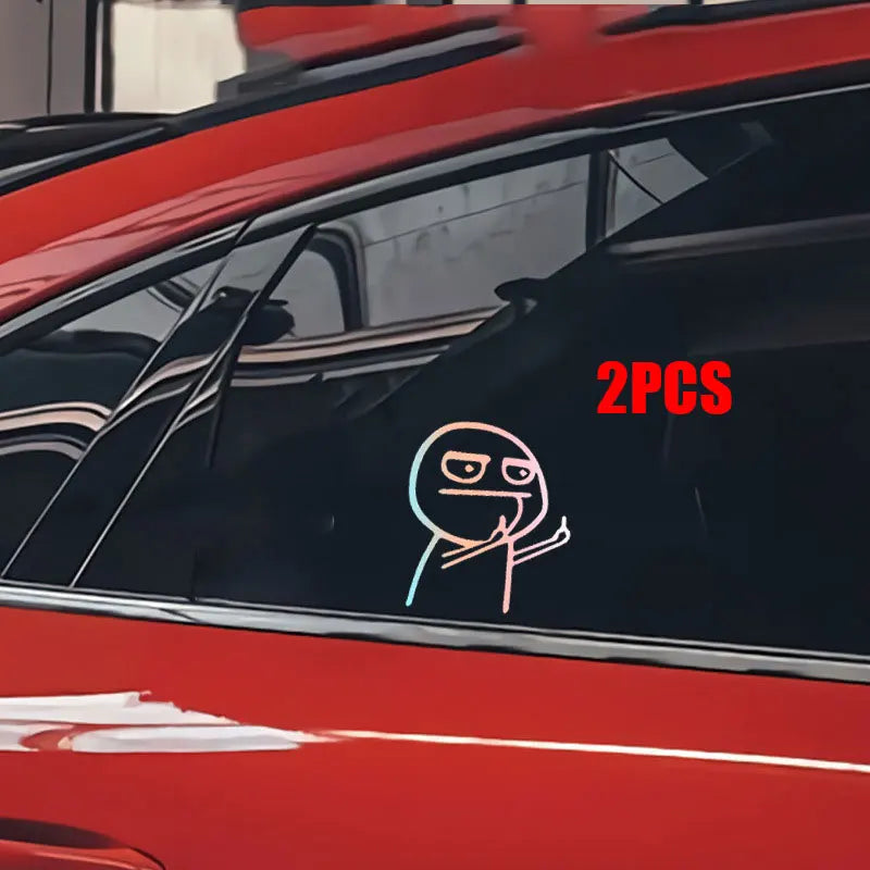 Creative Middle Finger Sticker