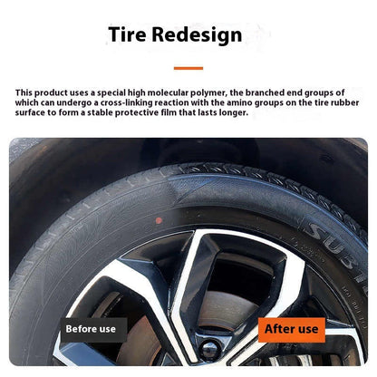 Tire Shine + Brush Kit