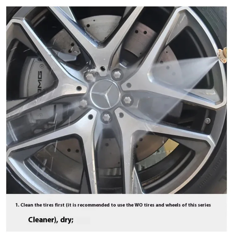 Tire Shine + Brush Kit