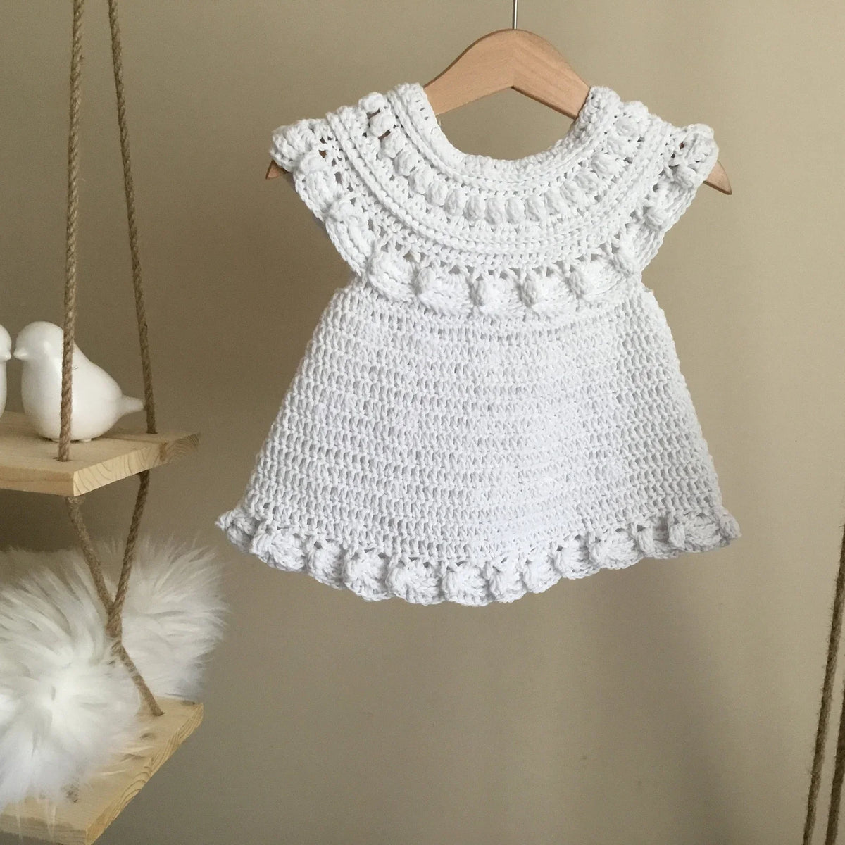 Moonpetal Baby-Kleid Häkelanleitung – PDF-Anleitung