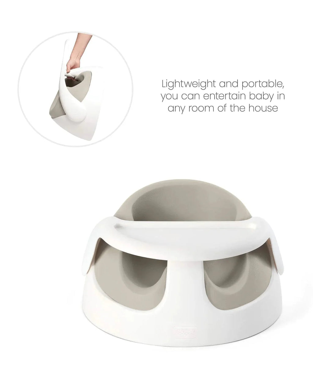 Baby Snug and Activity Tray - Clay