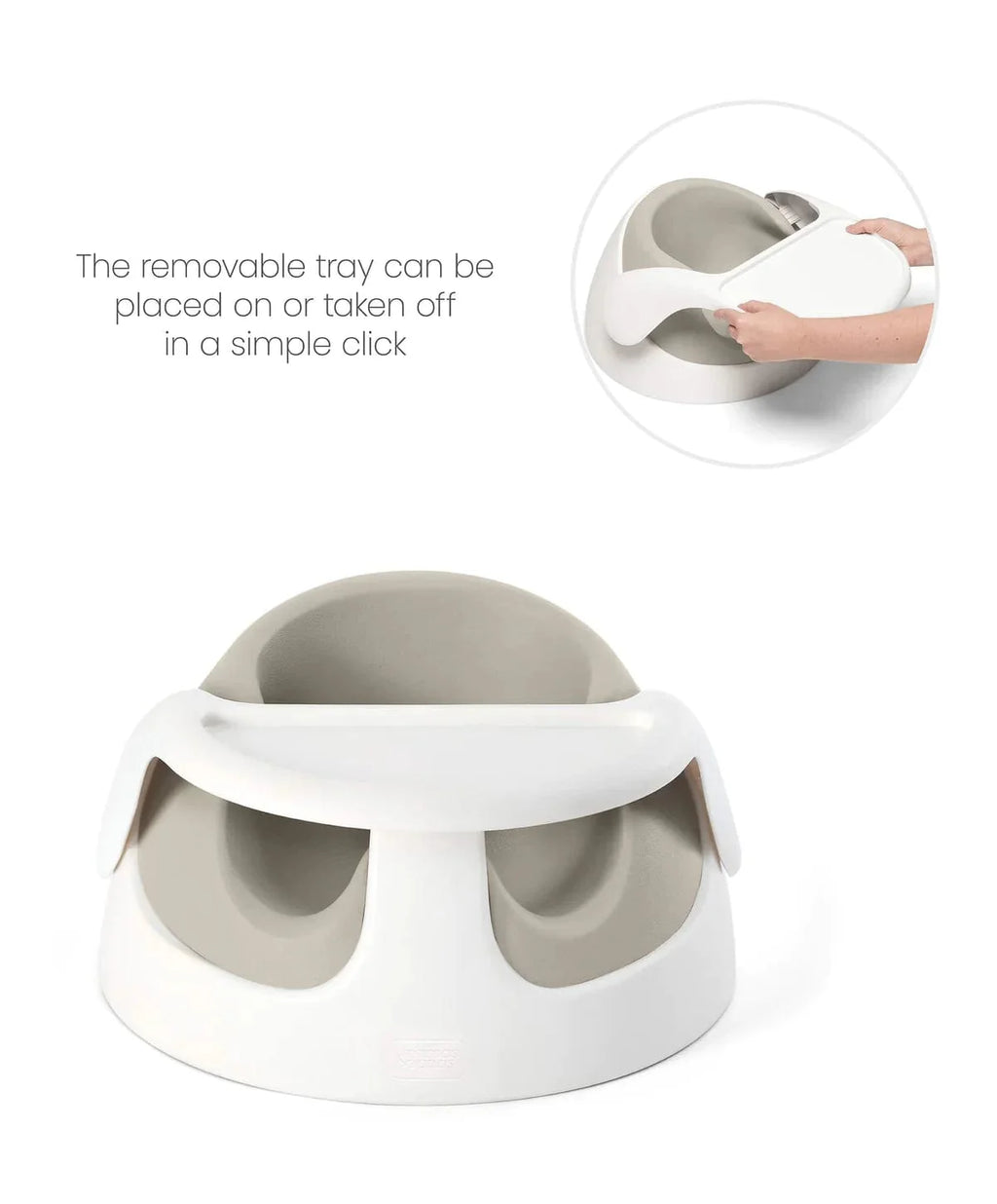 Baby Snug and Activity Tray - Clay